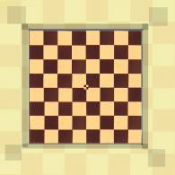 Entwurf Spielfläche "Schach und Dame"